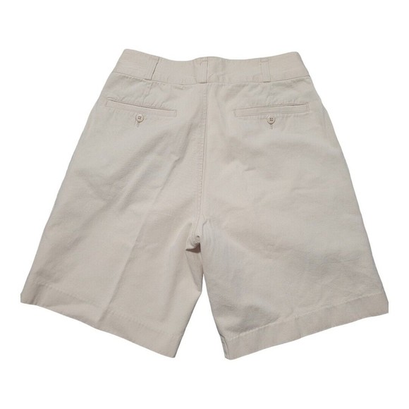 AXIS Pleated Mens Shorts Size 32 Light Yellow - Picture 2 of 9